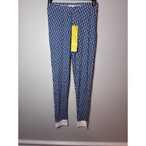 Roberta Roller Rabbit Kids Blue SKULL DOODLE Pima Cotton PJ Pants Sz 12 NWT